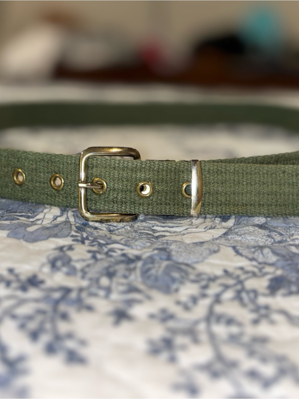 Sans Souci German Vintage Woven Fabric Belt